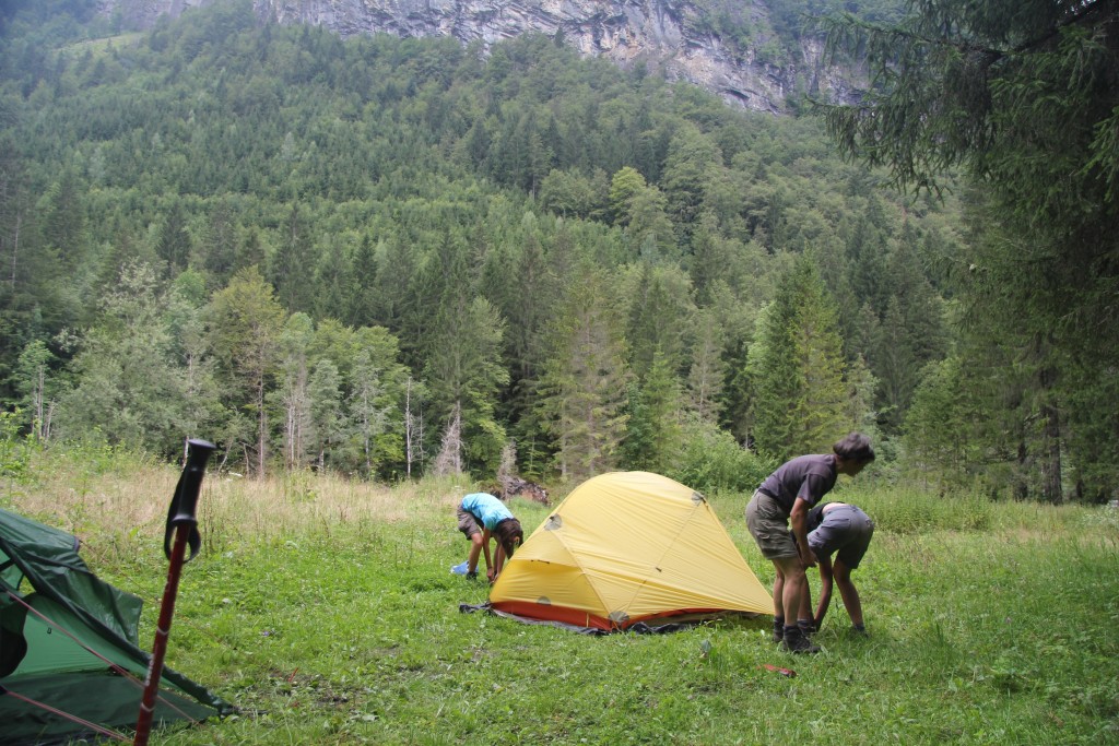 Avant les cascades du Rouget...