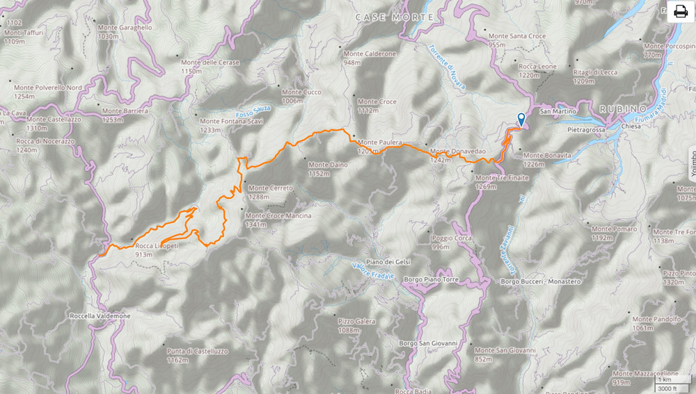 5. --> 2km avant Roccella Valdemone